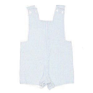 Windmill Kids Seersucker Jon Jon  seeesucker romper blue white vintage summer 18